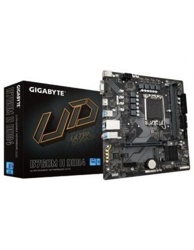 Placa Base Gigabyte B760M H DDR4 Socket 1700/ Micro ATX