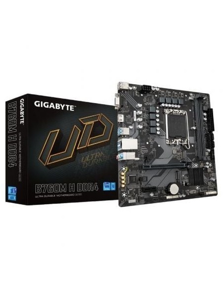 Placa Base Gigabyte B760M H DDR4 Socket 1700/ Micro ATX