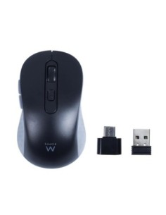 EWENT EW3204 Ratón inalámbrico 24GHz click silen