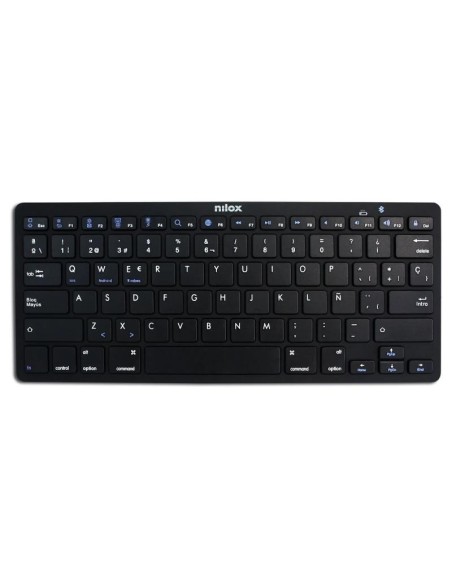 Nilox Teclado NXKB01B Bluetooh, Negro