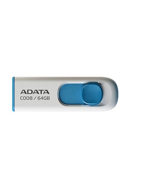ADATA Lapiz Usb C008 64GB USB 2'0 Blanco/Azul