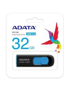 ADATA Lapiz Usb UV128 32GB USB 3'2 Negro/Azul