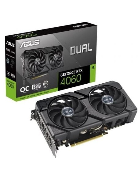 Tarjeta Gráfica Asus Dual GeForce RTX 4060 EVO OC/ 8GB GDDR6