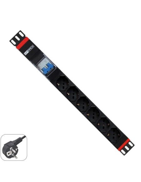 WP Regleta 19" 6 Tomas Schuko