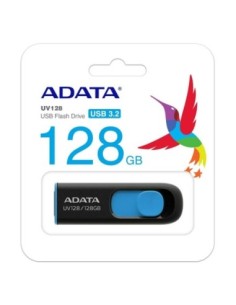 ADATA Lapiz Usb UV128 128GB USB 3'2 Negro/Azul 2