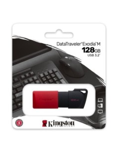Kingston DataTraveler DTXM 128GB USB 3'2 Gen1 Rojo 2