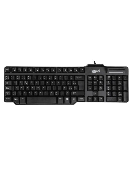 iggual Teclado con lector DNI CK-ID-DNI SMARTcard