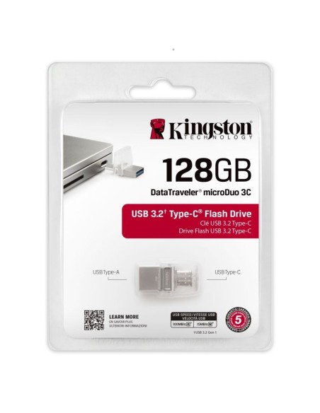 Kingston DataTraveler MicroDuo 3C 128GB USB3'2