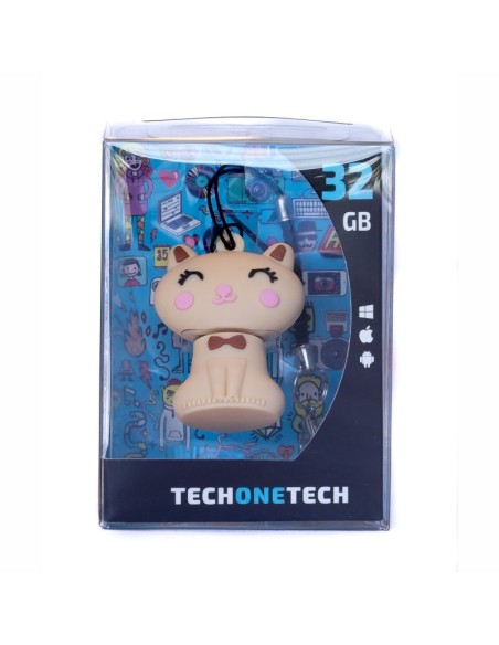 TECH ONE TECH Gato Minimi 32 Gb USB 2'0