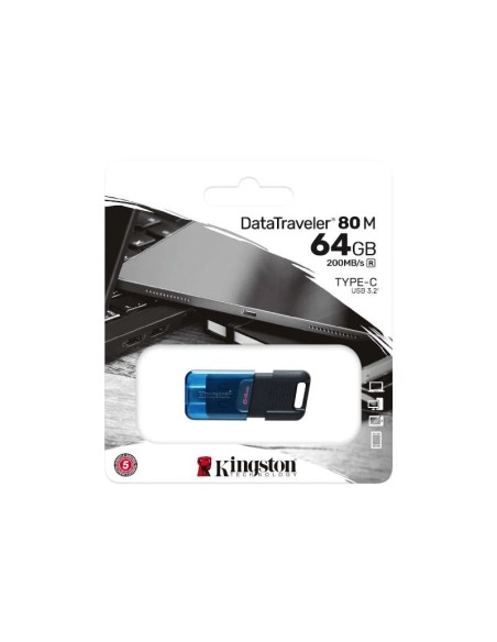 Kingston DataTraveler DT80 M 64GB USB C 3'2