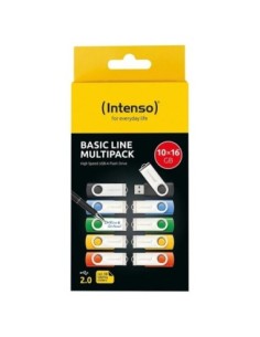 Intenso Basic Line Multipack Lápiz USB2'0 16GB 10u