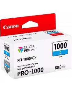 Cartucho de Tinta Original Canon PFI-1000C/ Cian