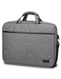 Maletín Subblim Elite Laptop Bag para Portátiles hasta 15.6'/ Cinta para Trolley/ Gris
