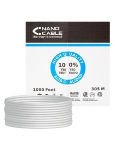 Nanocable Bobina Cable RJ45 CAT5 FTP Rigido 305M