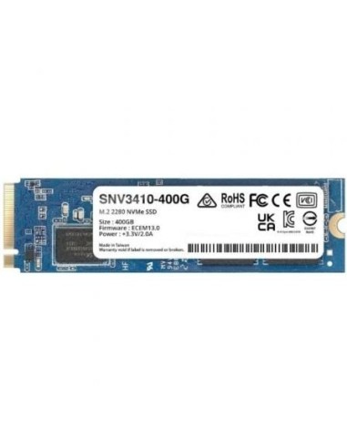 Disco SSD Synology SNV3410 400GB/ M.2 2280 PCIe NVMe