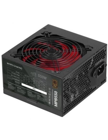 Fuente de Alimentación Mars Gaming MPB550/ 550W/ Ventilador 12cm/ 80 Plus Bronze