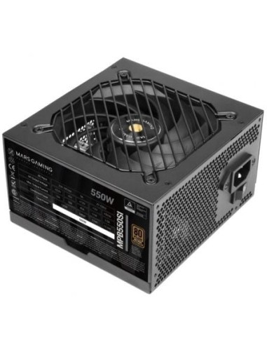 Fuente de Alimentación Mars Gaming MPB550SI/ 550W/ Ventilador 12cm/ 80 Plus Bronze