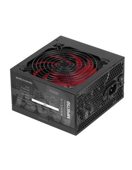 Fuente de Alimentación Mars Gaming MPIII750/ 750W/ Ventilador 12cm