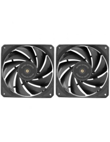 Pack 2 Ventiladores Mars Gaming MF-NCLX2/ 12cm