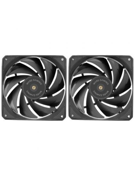 Pack 2 Ventiladores Mars Gaming MF-NCLX2/ 12cm