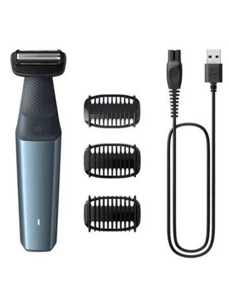 Afeitadora Philips Bodygroom Series 3000 BG3027/ con Batería/ 3 Accesorios