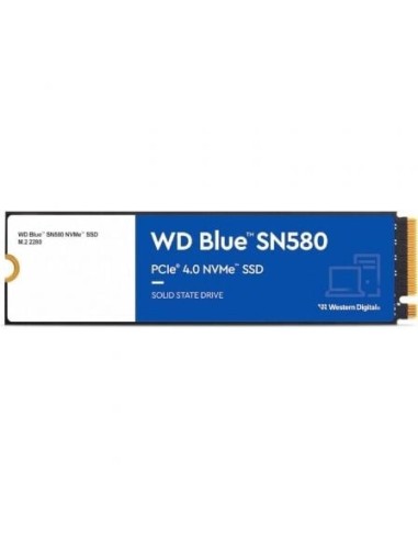 Disco SSD Western Digital WD Blue SN580 2TB/ M.2 2280 PCIe/ Full Capacity