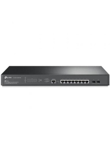 Switch Gestionable TP-Link Omada JetStream TL-SG3210XHP-M2/ WiFi 6/ 10 Puertos/ RJ-45 10/100/1000/ PoE+/ SFP+ 10GE