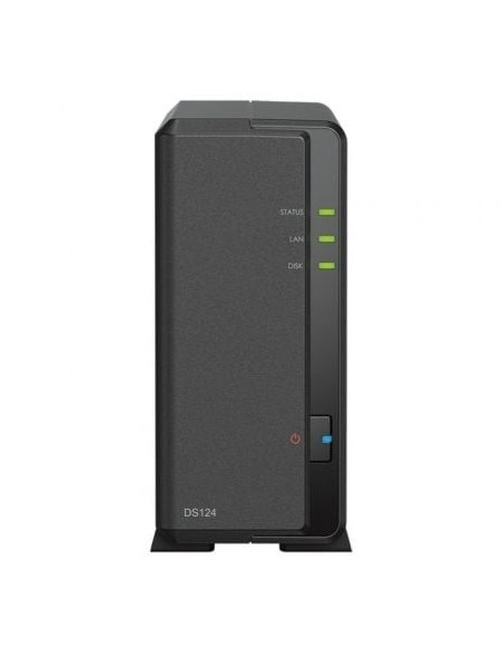 NAS Synology Diskstation DS124/ 1 Bahía 3.5'- 2.5'/ 1GB DDR4/ Formato Torre