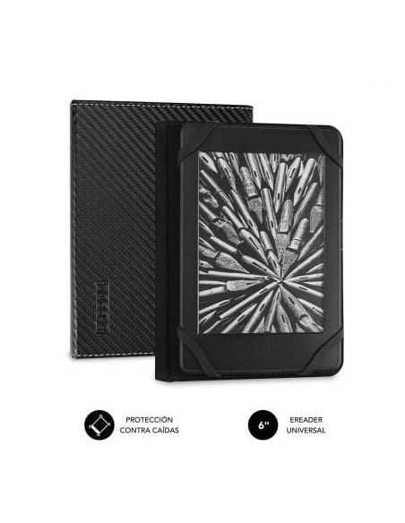 Funda para libro electrónico Subblim 1EC001 Booklet/ Negra