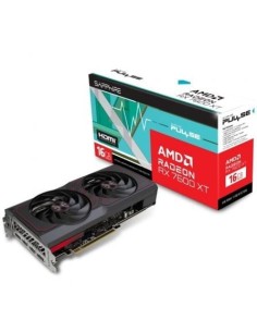 Tarjeta Gráfica Sapphire PULSE Radeon RX 7600 XT Gaming OC/ 16GB GDDR6