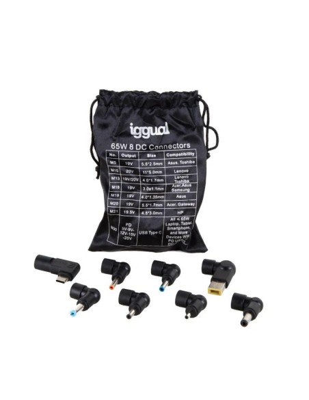 iggual Cargador Universal Automático CUA-C-8T-65W