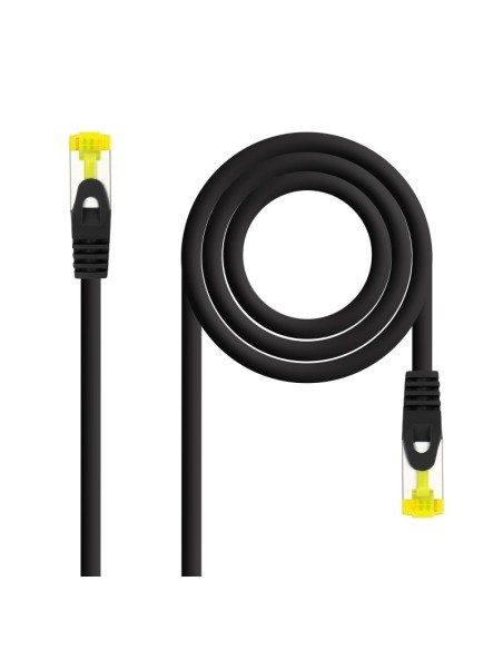 Nanocable Latiguillo LSZH Cat.6A SFTP 25cm Negro