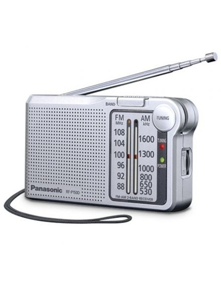 Radio Portátil Panasonic RF-P150D/ Plateada