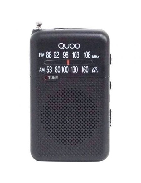 Radio Portátil Qubo R-S1/ Negra