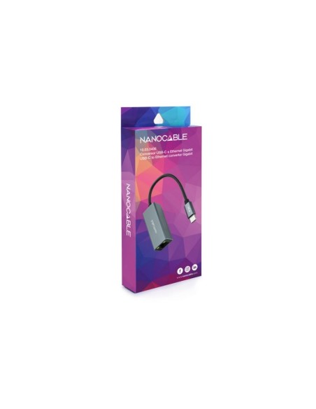 Nanocable Conversor USB-C Ethernet Gigabit