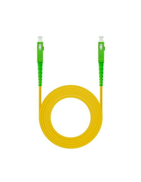Nanocable Cable fibra SC/APC LSZH Amarillo 1m