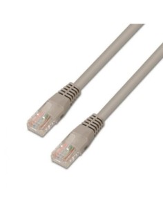Aisens Latiguillo RJ45 CAT.6 UTP 1.0m Gris Cobre