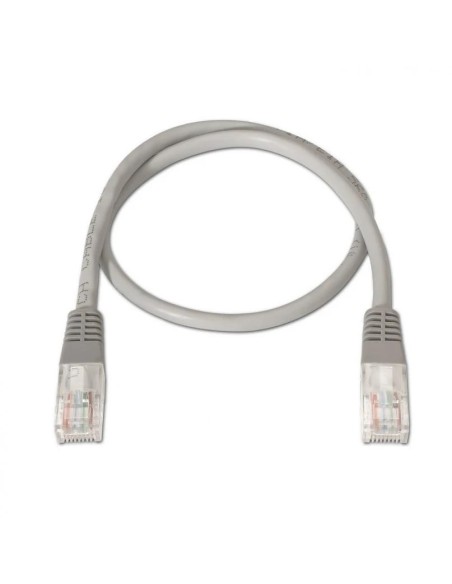 Aisens Latiguillo RJ45 CAT.6 UTP 50cm Gris Cobre