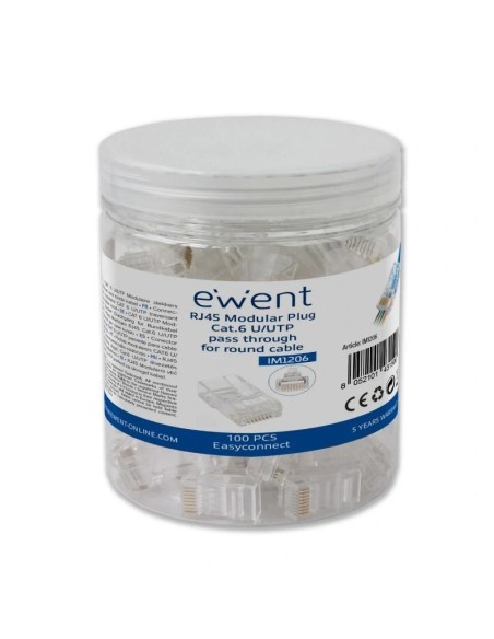 EWENT EASYCONNECT MODULAR CAT 6 U/UTP. 100pcs