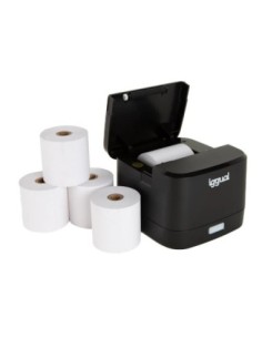 iggual Kit impresora térmica TP EASY 58 + 5 rollos 2
