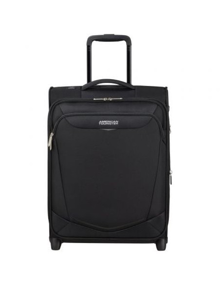 Maleta de Cabina American Tourister Upright SummerRide 55cm/ 55x40x20cm/ 2 Ruedas/ Negra