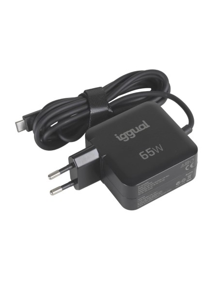 iggual Cargador portátil y móvil tipo C PD 65W