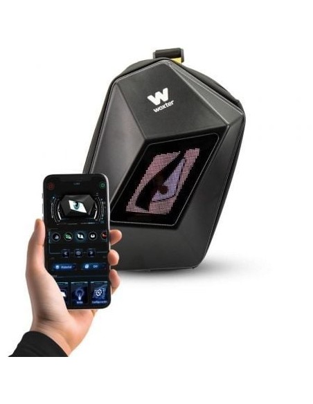 Bandolera con Pantalla LED Woxter Loy-Evil Eye/ Negra