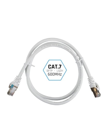 iggual Latiguillo CAT7 SFTP LSZH 15 metros blanco
