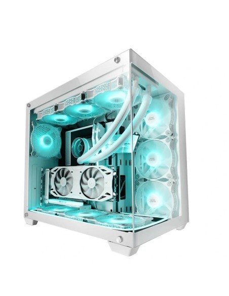 MARS GAMING Torre E-ATX MCV4 XXL PREMIUM White