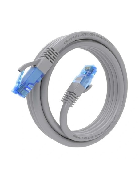 Aisens Cable RJ45 Cat.6 UTP AWG26 CCA Gris 3.0M