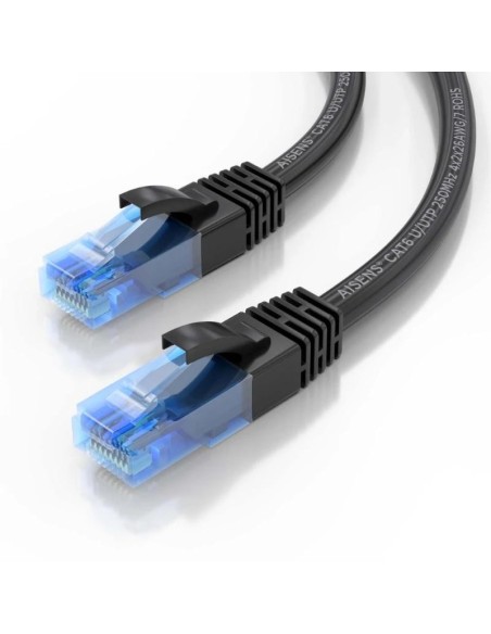 Aisens Cable RJ45 Cat.6 UTP AWG26 CCA Negro 2.0M