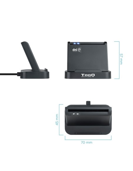 Tooq Lector de tarjetas DNIE VISION USB 2'0