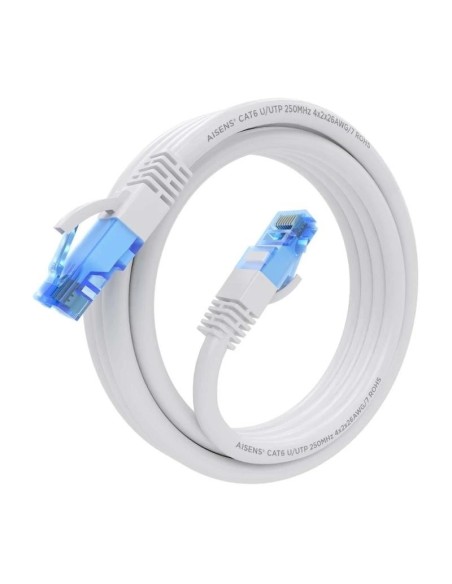 Aisens Cable RJ45 CAT.6 UTP AWG26 CCA Blanco 2.0