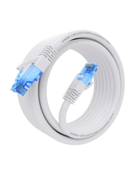 Aisens Cable RJ45 CAT.6 UTP AWG26 CCA Blanco 5.0